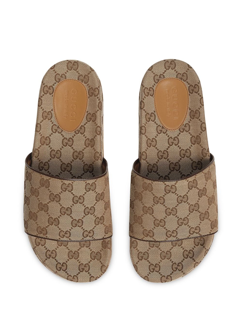 Sandalias Gucci con motivo GG Supreme